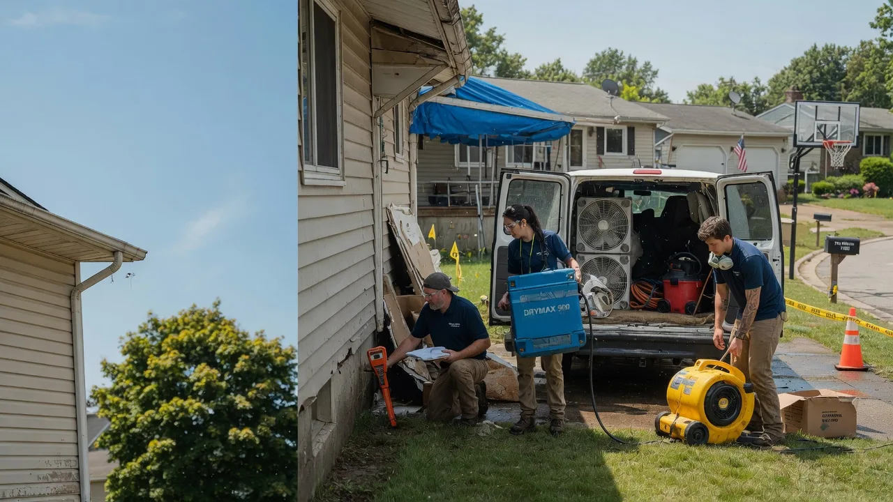 Ceiling Leak Cleanup in Orion, IL near me